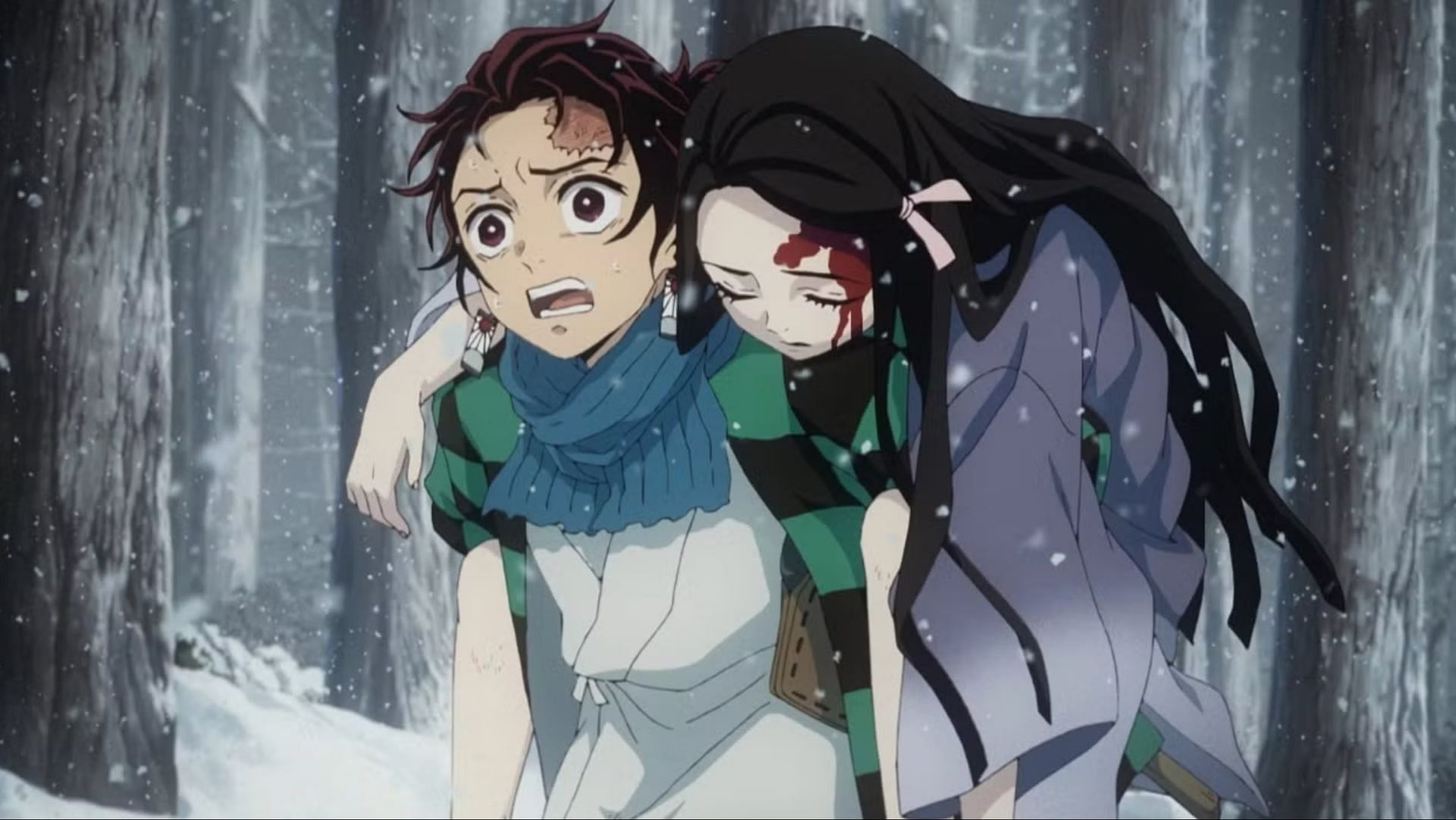 Tanjiro is one of the anime orphans whose story is inspiring (Image via Ufotable)